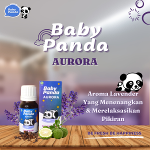 Minyak Aromaterapi Baby Panda 10ml - Squalane & Tea Tree Perlindungan Kulit Bayi Alfarizqi OS