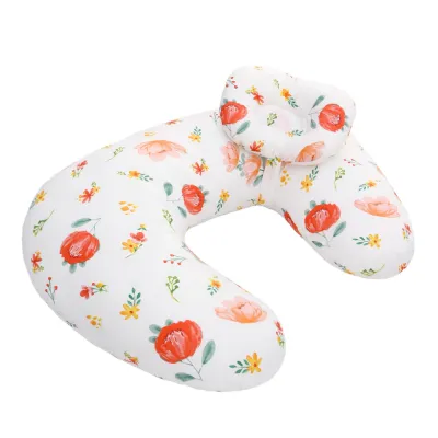 Cubble Baby Nursing Pillow with Head Support and Removable Cotton Cover (8 Designs)