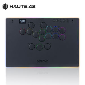 ⭐⭐⭐Haute42 M Ultra 16 keys Aluminium Alloy Hitbox Leverless Controller Stickless Arcade Stick For PC/ Ps4 / ps5/Steam Hitbox Fighting Controller