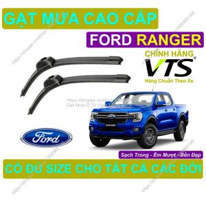 Gạt Mưa Silicon Kính Lái Ford Ranger Cặp Gạt M.ưa Kính Lái Ford Ranger Có Đủ S.ize Cho Các Đời Xe Ford Ranger