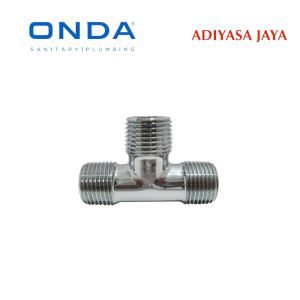 TDL Brass Tee Chrome 1/2 (ONDA) / Brass Fitting