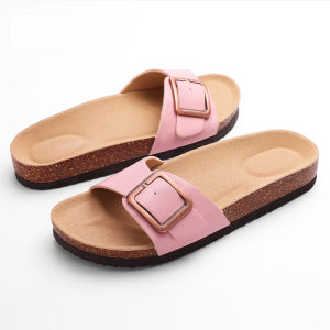 Comwarm Women New Clogs Slippers Fashion Cork Footbed Flip Flops Outdoor Beach Sandals With Arch Support Women Home Mules Slides2026