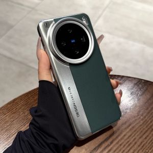 For Vivo X200 Ultra Electroplate Two Color Splicing PU Leather Phone Case，for Vivo X200 Pro Mini X200s Camera Big Hole Cover