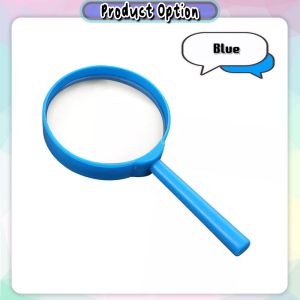 [Happy Kids] 60mm Plastic Handheld Magnifying Glasses Magnifier Loupe Glass Observation Tool 放大镜 Kanta Pembesar - BT348