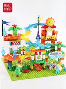 207 pcs DIY Building Blocks Slide Series Toy Fo Kids
