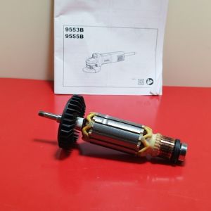 Makita 510086-1 Armature Angker Mesin Gerinda 4" Makita 9553B 9553 B Asli Original