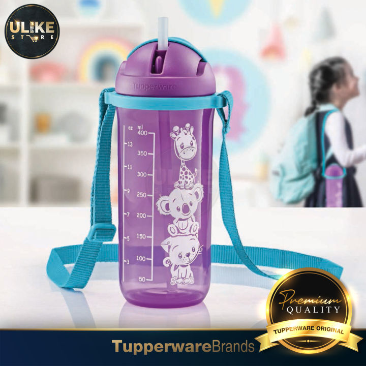 READY STOCK 📦》Tupperware Twinkle Straw Tumbler with Strap Kids