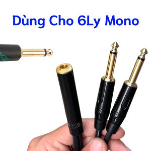 Cáp Chuyển 1 Đầu 6 Ly Cái Ra 2 Đầu 6 Ly Đực dài 50cm giá 1 dây dây 6 ly cái ra 2 6 ly đực.
