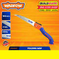 WADFOW Folding Saw 7" Inch 180MM Wood Cutter Plant Pruning Saw Pruner Saw Long Blade Hand Saw WHW4607 - BUILDMATE - WHT. 