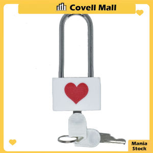 1set Long Handle Couple Lock Anti-theft Copper Padlock Love Lock