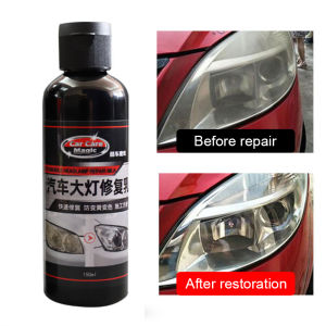 150ml Headlamp Restoration Kit Car Headlight Cleaner Car Headlamp Polish Headlamp Brightener Headlamp Restorer And Cleaner 车灯修复液 Car Lamp Polish Headlamp Restoration 汽车大灯修复液大灯擦亮翻新液