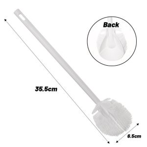 Silicone Brush Foldable Head Multifunctional Long Handle Brush For Baby Bottles 360 Washable