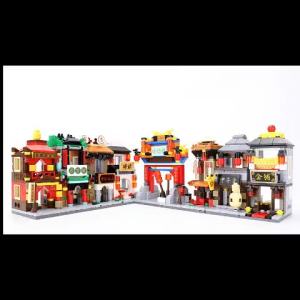 Nano Balok Building Mini Block Rumah Street View Micro Partikel Blok Banan Building Block Bricks Mainan Edukasi Anak