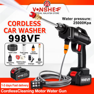998VF Water Jet Cordless Car Wash Floor Tiles Cleaner Spray Gun Water Jet Pump Portable Electric high pressure cleaner Pencuci kereta Water Jet Portable Air Bateri Cuci Kereta