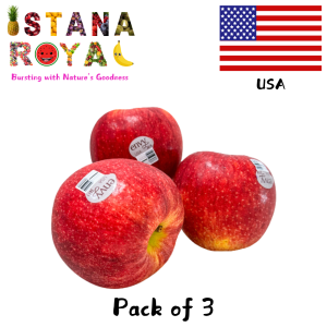 SWEET & JUICY ENVY APPLES IMPORTED FROM USA - PACK OF 3 - ISTANA ROYAL FRUITS