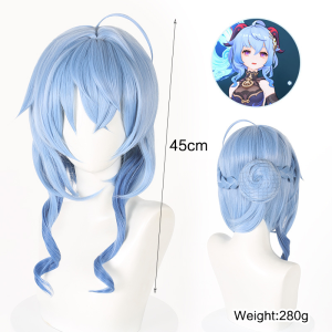 Ganyu Wig Kualitas Tinggi Wig Ganyu Genshin Kualitas Tinggi
