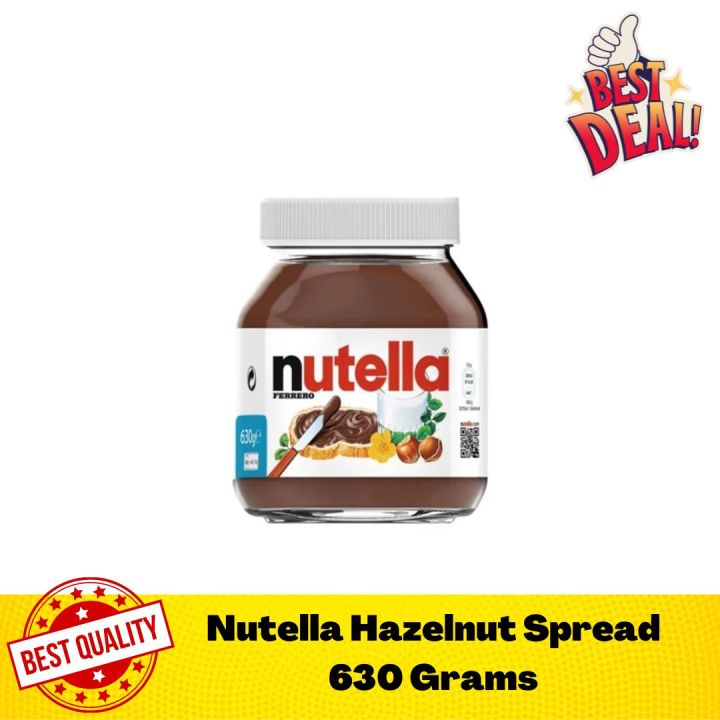 Nutella hazelnut spread, 630grams Lazada PH