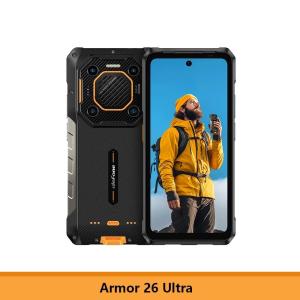 Ulefone Armor 26 Ultra Rugged 5G Smartphones 6.78Inch Octa Core 12GB+512GB Andriod Mobile Phone 15600mAh 120W Fast Charge NFC