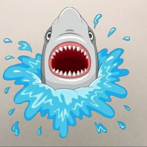 HÌNH IN ỦI NHIỆT ÁO-HÌNH CÁ  MẬP IN ÁO EM BÉ MẶC ĐI CHƠI HẰNG NGÀY RẤT ĐẸP-khuyến mãi-ủi trực tiếp lên vảiáo tại nhà bằng bàn ủi rất đẹp-MAJESTIC.CLO