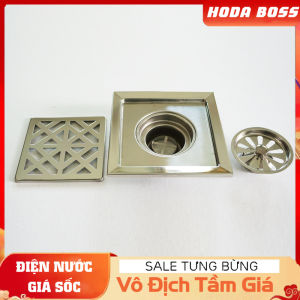 Thoát Sàn Ga Thoát Nước Nhà Tắm HODABOSS Đồng INOX304 Nguyên Khối Ngăn Mùi Hôi tuyệt đối Hố Lược rác đồng đúc dài