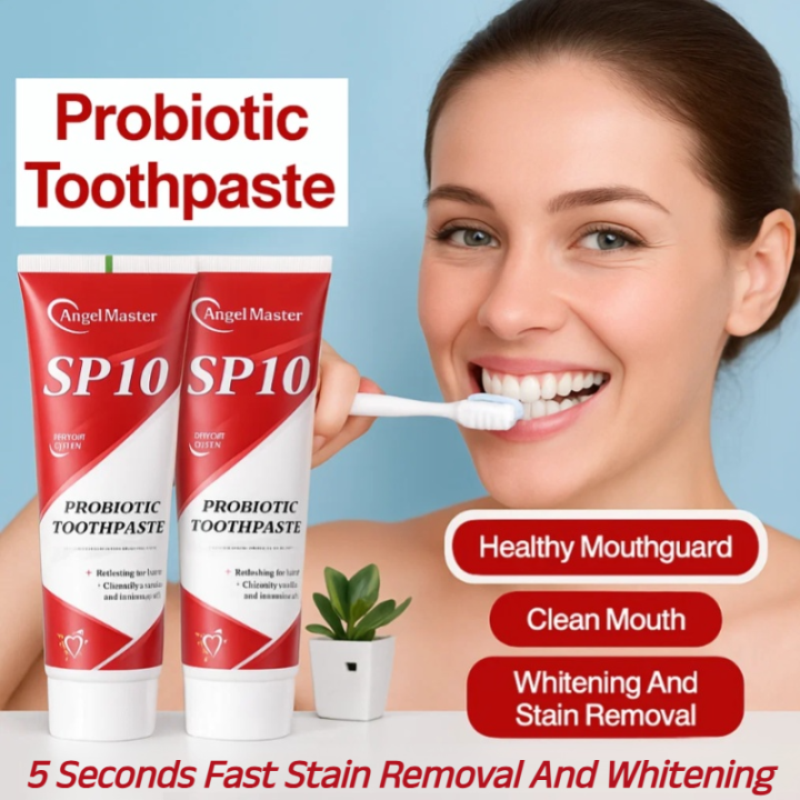 Care Cream Probiotics Safety Toothpaste Brightening Relieve Oral Odor ...