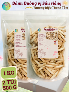 Bánh Đuông vị Sầu Riêng Bánh con Sùng - Thương hiệu lò bánh Thanh Tâm - giòn giòn béo bùi vị Sầu riêng thơm lừng