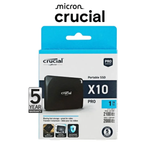 Crucial 1TB X10 PRO โซลิดสเตทไดรฟ์แบบพกพา