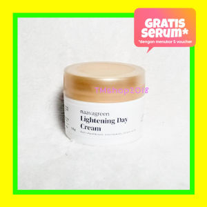 Naavagreen Lightening Day Cream 10 gram by dr Fredi Setyawan Original Skincare Krim Pagi Siang Pencerah Brightening