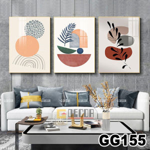 Tranh treo tường 3 bức phong cách hiện đại - phong cách Bắc Âu GG155C (40x60CM/Bức)