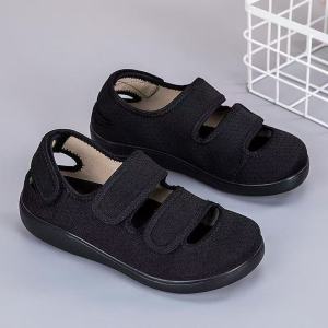 Widened diabetes Sandals Womens walking shoes Wide toe feet swollen Elderly shoes Hallux valgus deformed feet Mothers shoes