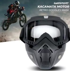 Masker + kacamata retro rider FA