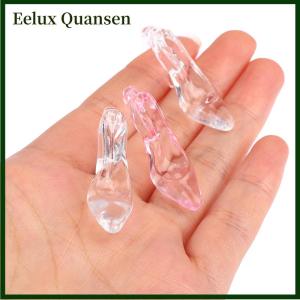 Eelux 24 cái/túi trang trí nhà búp bê cao gót trong suốt thu nhỏ 1:12