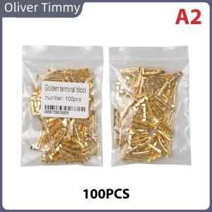 [Oliver Timmy] 50 100 200ชิ้น453 U-shaped 0.3-1.5mm2เย็นแถบขั้วต่อเย็น
