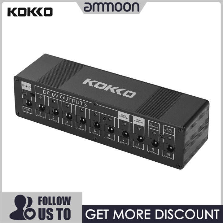 [ammoon]quà bí mật KOKKO Compact Guitar Effect Power Supply Station ...