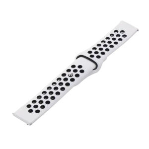 Dây đeo cho Samsung Galaxy xem 7/6 cổ điển/6/5 Pro/5/4/Xem FE hai tông màu 20mm Dây đeo thể thao Silicon