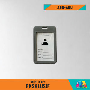 Tempat ID Card/Card Holder 2 Sisi Bahan PP Tebal