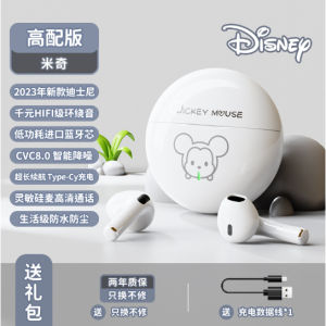 [K-26] TWS Earbuds Disney Series / Earphone Wireless Karakter Disney / In-Ear Earbuds Nirkabel Karakter Kartun Lucu Wadah Bulat / Earphone Bluetooth 5.3 Earbuds