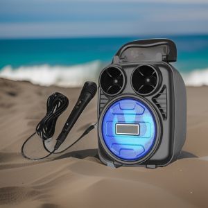 MKC KIMISO-316 SPEAKER MINI BLUETOOTH MINI BARU -TIGA -INCH OUTDOOR HOME BLUETOOTH SPEAKER HADIAH BLUETOOTH AUDIO HAND -RANGING MIKROFON MIKROFON CINCIN CAHAYA MIKROFON