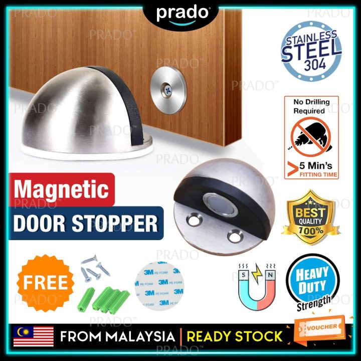 PRADO Malaysia Magnetic Stainess Steel No Drill Anti Rust 3M Adhesive ...