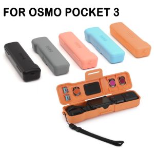 UUMIR Anti-Scratch Protective Case With Strap PC Storage Box  Shockproof Cover Shell for DJI Osmo Pocket 3 Camera Accessories