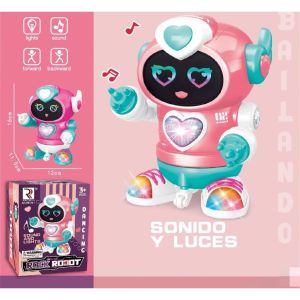 Rock Robot Deroca ZR156 / Squid Robot ZR156-5 Music & Light Dancing Spinning Moving Waist Rotation Swinging Arm Toddler Children
