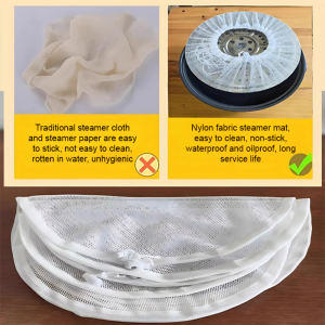 Steamer Mat Prevents Soda Splashing Reusable Steamer Cloth Food Grade Washable Abrasion Resistance