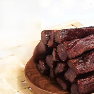 Hand Shredded Beef Jerky 100% Pure Beef Snack Tender Dried Meat High Protein Halal Certified Healthy Pregnancy-Friendly Snack