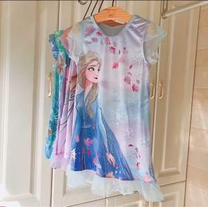 Disney Frozen Elsa Anna Dress (Purple) 女童家居薄款连身裙
