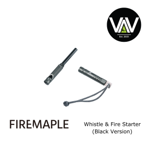 FIREMAPLE Whistle With Fire Starter For Camping Outdoor