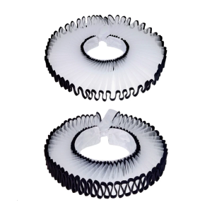 ปลอกคอปรับได้คอปกคอเสื้อแบบคอลูกไม้ทำด้วยมือสำหรับปาร์ตี้หน้ากากคอสเพลย์คอเครื่องแต่งกายงานอีเวนท์ทุกเพศทุกวัย