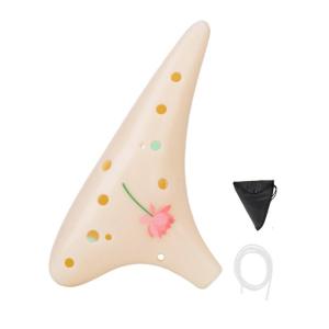 12 Hole Musical Ocarina Light weight Resins Body Delivers Warm Tones For Classroom Or Outdoor Performances