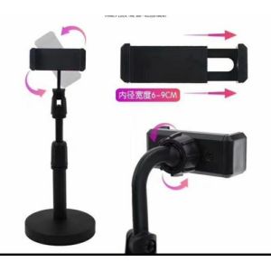 holder hp meja fleksibel 360° model tiang HD25 desktop phone stand holder tiang microphone SH C02