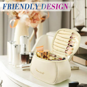 Makeup Bag Cosmetic Bag Leather Beg Makeup Travel Beg Makeup Pouch Bag Makeup Murah Bag Makeup Besar Beg Kosmetik 化妆包