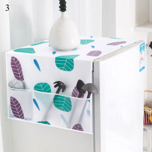 Dust Proof Cover Colorful Refrigerator Pocket Multipurpose Dust Cloth Home Textile Washing Machine Cover Household